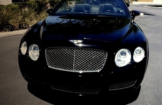 Convertible, Bentley Continental, Black, Contintental, Luxury Car