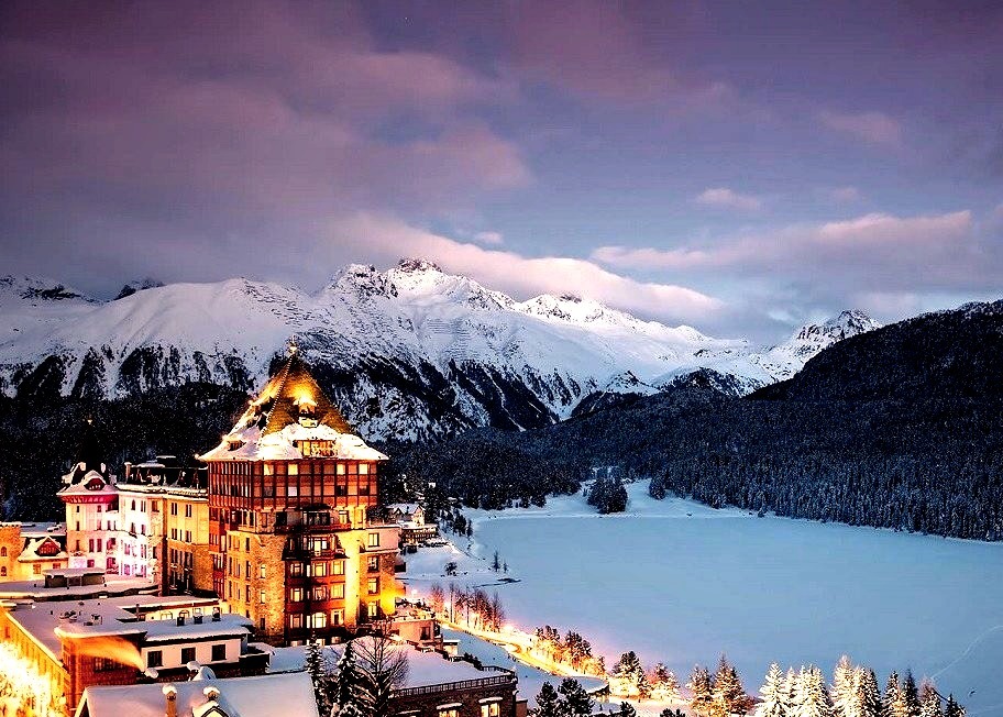 St Moritz, Interiors, Switzerland, Palaces, Hotels
