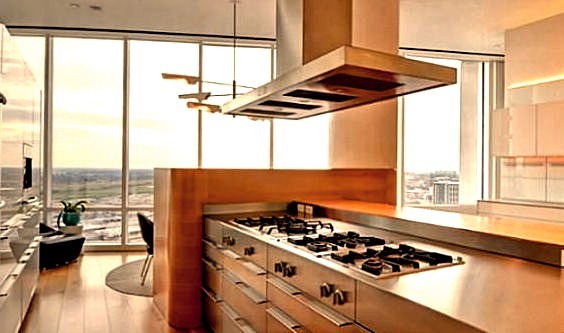 Luxury Kitchen with View